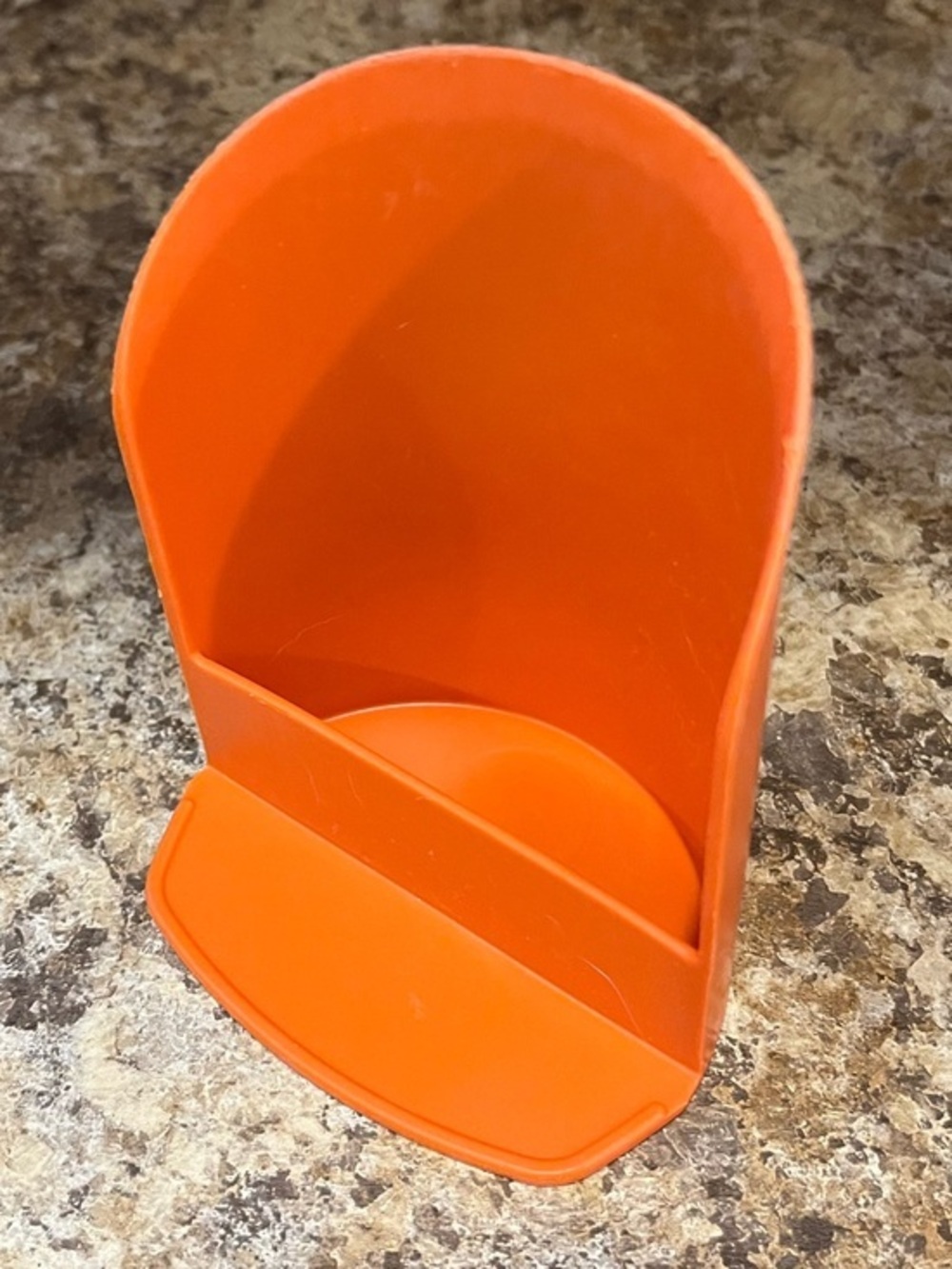 Vintage Tupperware Rocker Scoop Orange